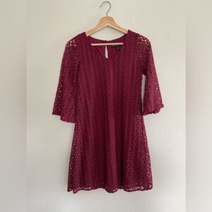 Lace mini dress